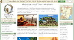 Desktop Screenshot of kenyasafari.com